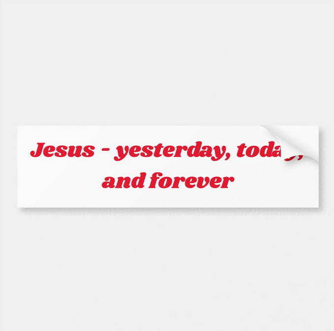 image of Jesus - yesterday, today, and forever